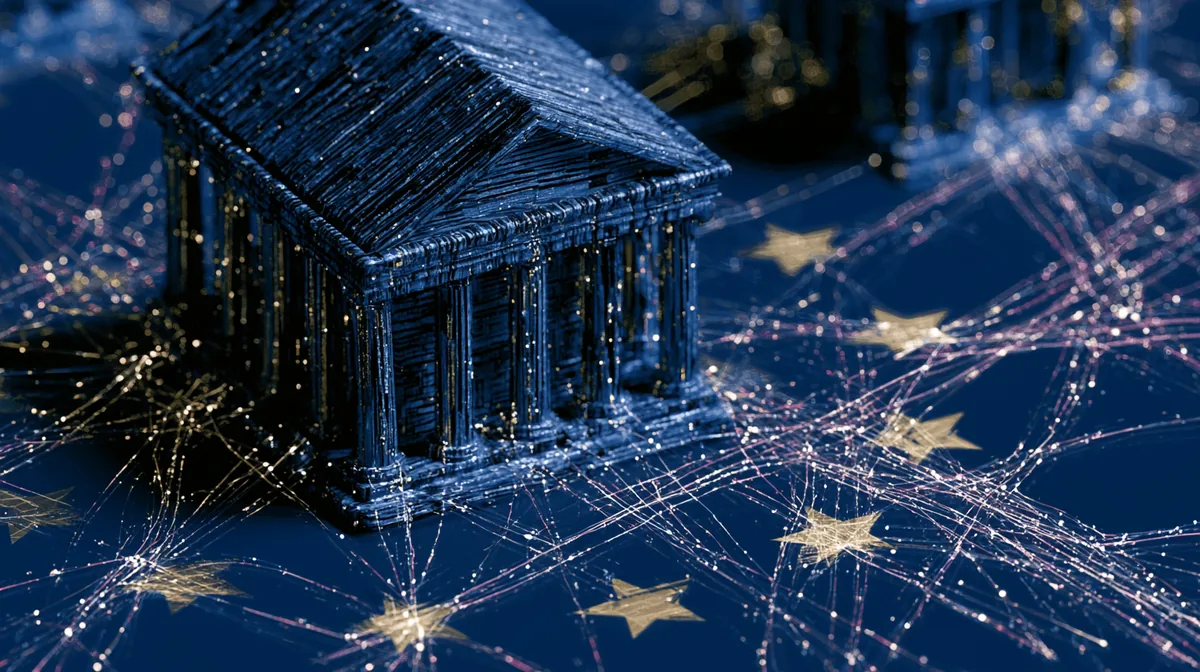 Europe's digital money choice between a retail digital euro CBDC, bank-led euro stablecoins like Qivalis, tokenized deposits, and open stablecoin rails, and whether payments stay open or get rebuilt around bank-controlled gateways